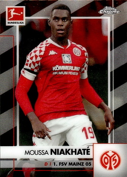 Moussa Niakhate 1. FSV Mainz 05 2020/21 Topps Chrome Bundesliga #71
