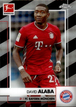 David Alaba Bayern Munchen 2020/21 Topps Chrome Bundesliga #79