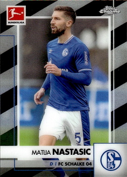Matija Nastasic Schalke 04 2020/21 Topps Chrome Bundesliga #88