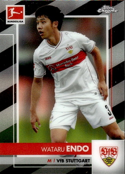 Wataru Endo VfB Stuttgart 2020/21 Topps Chrome Bundesliga #94