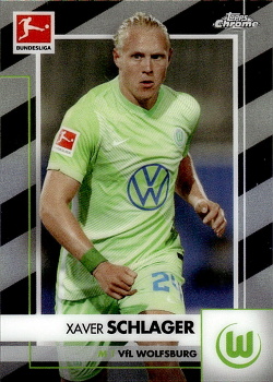 Xaver Schlager VfL Wolfsburg 2020/21 Topps Chrome Bundesliga #99