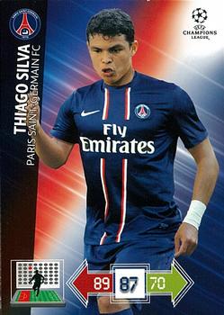 Thiago Silva Paris Saint-Germain 2012/13 Panini Adrenalyn XL CL #208