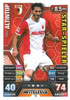 Halil Altintop FC Augsburg 2014/15 Topps MA Bundesliga Star-Spieler #13