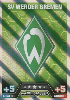 Club Logo Werder Bremen 2014/15 Topps MA Bundesliga Logo #37