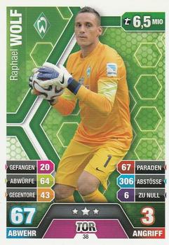 Raphael Wolf Werder Bremen 2014/15 Topps MA Bundesliga #38