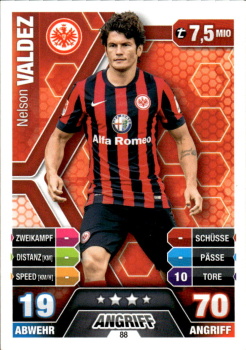 Nelson Valdez Eintracht Frankfurt 2014/15 Topps MA Bundesliga #88