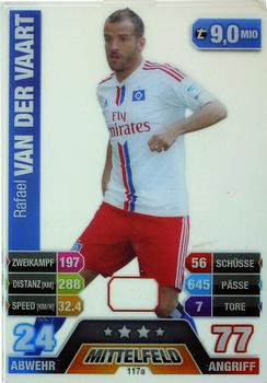 Rafael van der Vaart Hamburger SV 2014/15 Topps MA Bundesliga Kapitan #117a