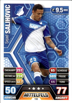 Sejad Salihovic TSG 1899 Hoffenheim 2014/15 Topps MA Bundesliga #155