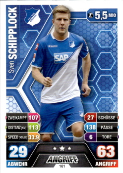 Sven Schipplock TSG 1899 Hoffenheim 2014/15 Topps MA Bundesliga #161