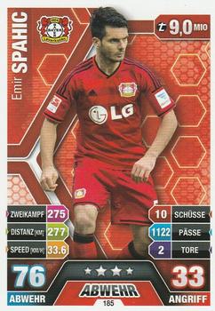 Emir Spahic Bayer 04 Leverkusen 2014/15 Topps MA Bundesliga #185