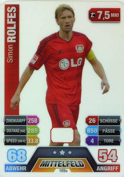 Simon Rolfes Bayer 04 Leverkusen 2014/15 Topps MA Bundesliga Kapitan #189a