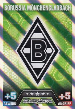 Club Logo Borussia Monchengladbach 2014/15 Topps MA Bundesliga Logo #217