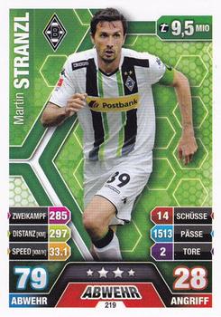 Martin Stranzl Borussia Monchengladbach 2014/15 Topps MA Bundesliga #219