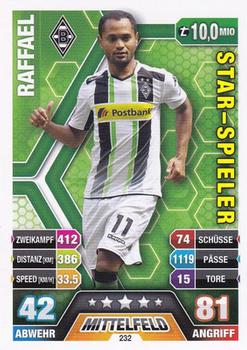 Raffael Borussia Monchengladbach 2014/15 Topps MA Bundesliga Star-Spieler #232