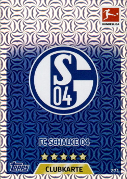 Club Logo Schalke 04 2014/15 Topps MA Bundesliga Logo #271