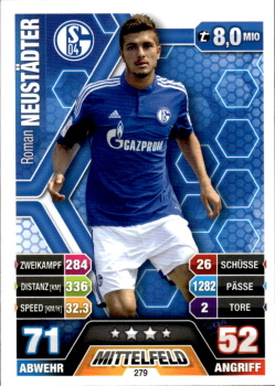 Roman Neustadter Schalke 04 2014/15 Topps MA Bundesliga #279