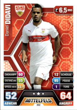 Daniel Didavi VfB Stuttgart 2014/15 Topps MA Bundesliga #302