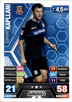 Edmond Kapllani FSV Frankfurt 2014/15 Topps MA Bundesliga #408