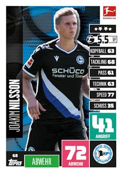 Joakim Nilsson Arminia Bielefeld 2020/21 Topps MA Bundesliga #68