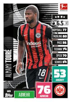 Almamy Toure Eintracht Frankfurt 2020/21 Topps MA Bundesliga #123