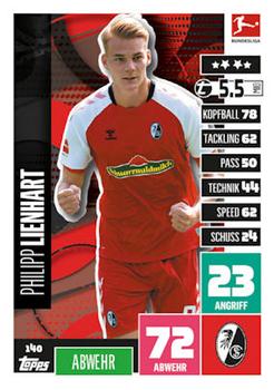 Philipp Lienhart SC Freiburg 2020/21 Topps MA Bundesliga #140