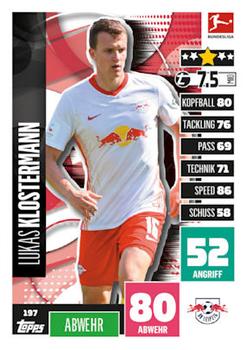 Lukas Klostermann RB Leipzig 2020/21 Topps MA Bundesliga #197
