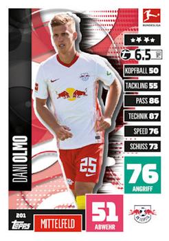 Dani Olmo RB Leipzig 2020/21 Topps MA Bundesliga #201