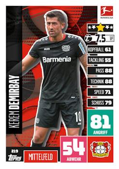 Kerem Demirbay Bayer 04 Leverkusen 2020/21 Topps MA Bundesliga #219