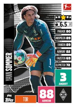 Yann Sommer Borussia Monchengladbach 2020/21 Topps MA Bundesliga #245