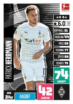 Patrick Herrmann Borussia Monchengladbach 2020/21 Topps MA Bundesliga #256