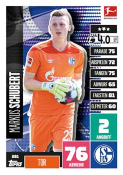 Markus Schubert Schalke 04 2020/21 Topps MA Bundesliga #281