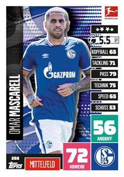 Omar Mascarell Schalke 04 2020/21 Topps MA Bundesliga #288