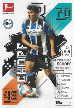 Alessandro Schopf Arminia Bielefeld 2021/22 Topps MA Bundesliga #81