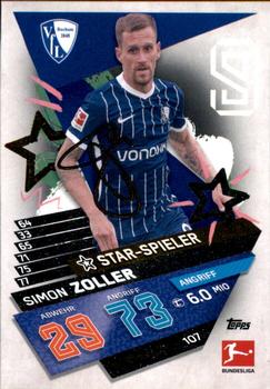 Simon Zoller VfL Bochum 1848 2021/22 Topps MA Bundesliga Star Spieler #107