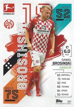 Daniel Brosinski 1. FSV Mainz 05 2021/22 Topps MA Bundesliga #257