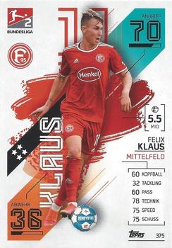 Felix Klaus Fortuna Dusseldorf 2021/22 Topps MA Bundesliga #375