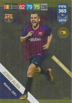 Jordi Alba FC Barcelona 2019 FIFA 365 Fans' Favourite #UE070