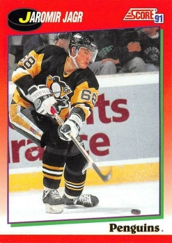 Jaromir Jagr Pittsburgh Penguins Score 1991/92 Canadian - English #098