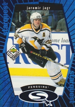 Jaromir Jagr Pittsburgh Penguins UD Choice 1998/99 Starquest Blue #SQ16