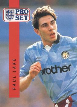 Paul Lake Manchester City 1990/91 Pro Set #127