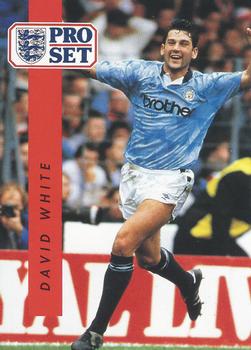 David White Manchester City 1990/91 Pro Set #135