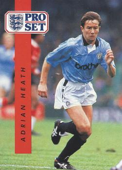 Adrian Heath Manchester City 1990/91 Pro Set #138