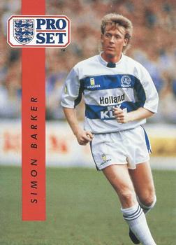 Simon Barker Queens Park Rangers 1990/91 Pro Set #185