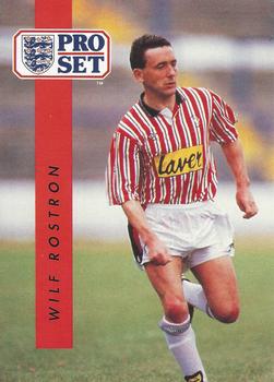 Wilf Rostron Sheffield United 1990/91 Pro Set #191