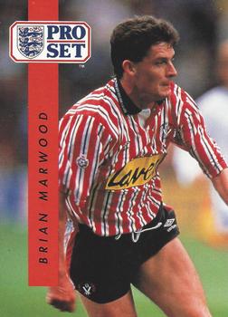 Brian Marwood Sheffield United 1990/91 Pro Set #196