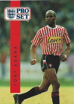 Tony Agana Sheffield United 1990/91 Pro Set #197