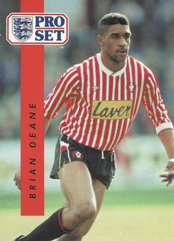 Brian Deane Sheffield United 1990/91 Pro Set #198