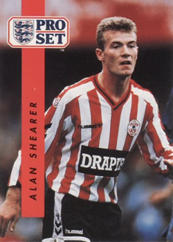Alan Shearer Southampton 1990/91 Pro Set #213