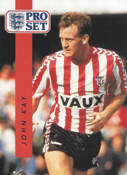 John Kay Sunderland 1990/91 Pro Set #216