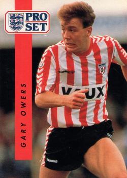 Gary Owers Sunderland 1990/91 Pro Set #220